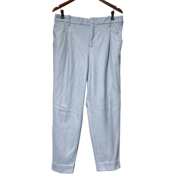 Banana Republic Womens Light Blue Wool Blend Pleated Front Pants Size 14 NWT - Picture 4 of 8